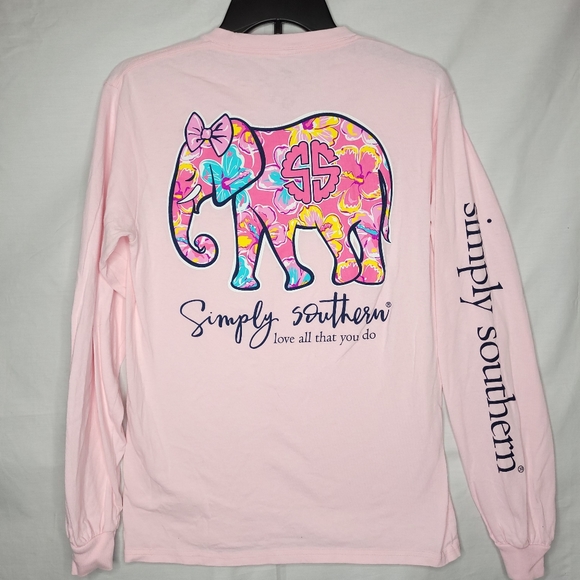 Simply Southern Tops - SIMPLY SOUTHERN "LOVE ALL THAT YOU DO" ELEPHANT TE